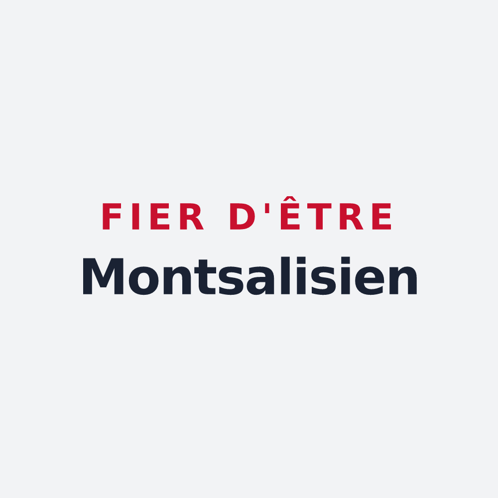 Poster « Fier d'être Montsalisien » — design pour Montsalès