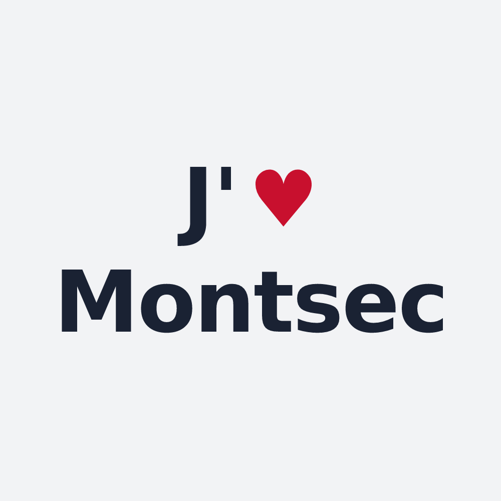 Poster personnalisé Montsec — design J'aime Montsec