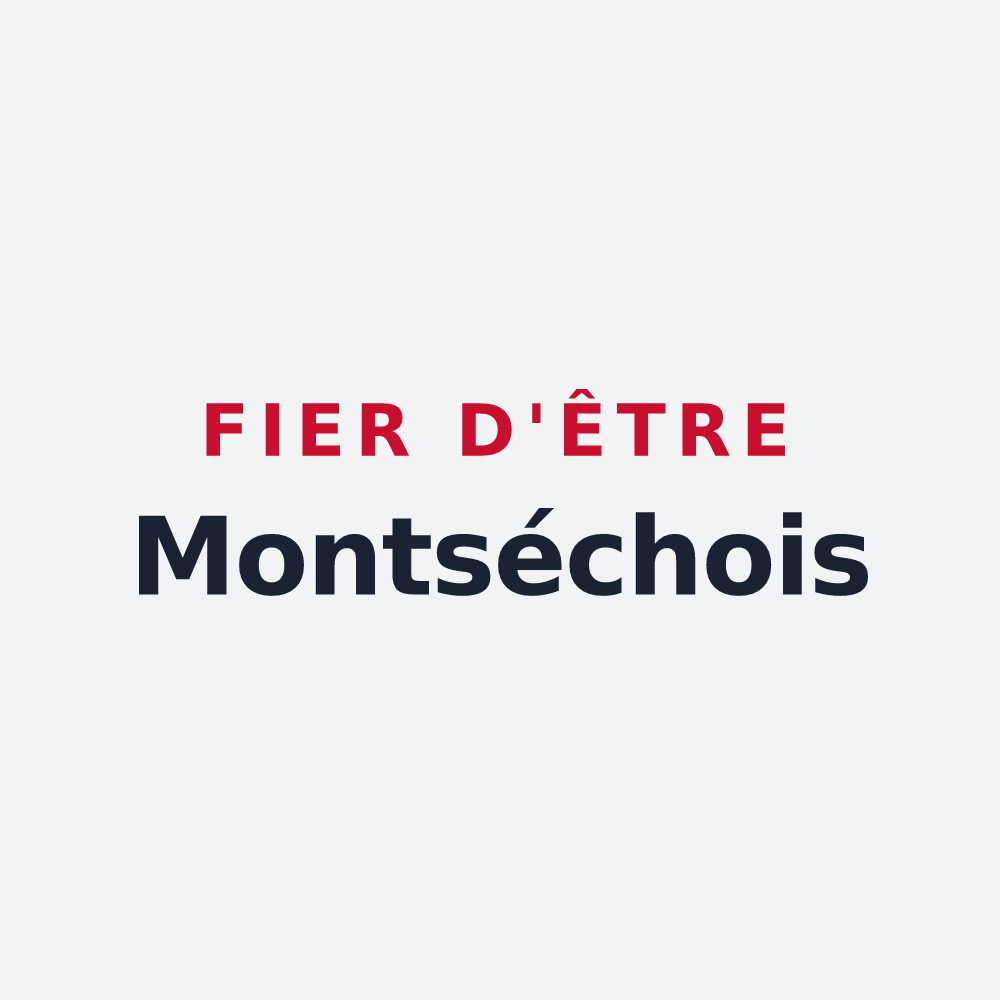 Poster « Fier d'être Montséchois » — design pour Montsec