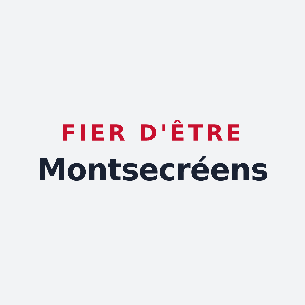 Poster « Fier d'être Montsecréens » — design pour Montsecret-Clairefougère