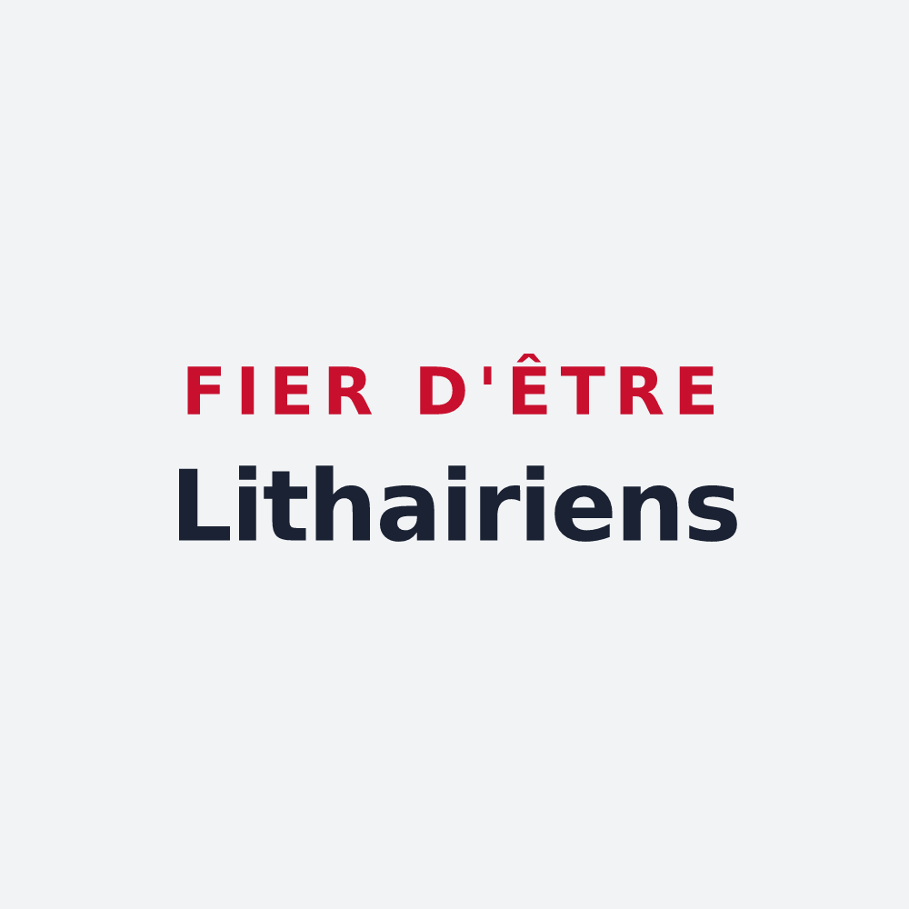 Poster « Fier d'être Lithairiens » — design pour Montsenelle