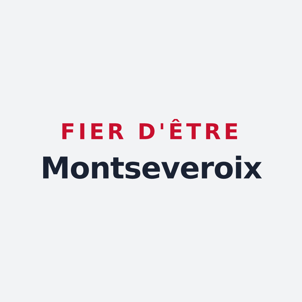 Poster « Fier d'être Montseveroix » — design pour Montseveroux