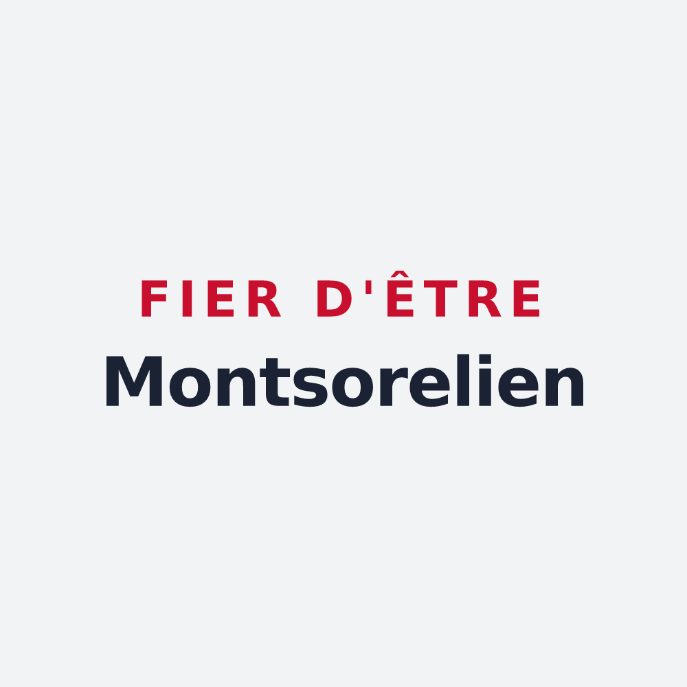 Poster « Fier d'être Montsorelien » — design pour Montsoreau