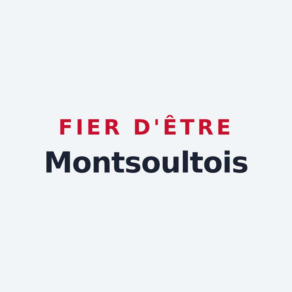 Poster « Fier d'être Montsoultois » — design pour Montsoult