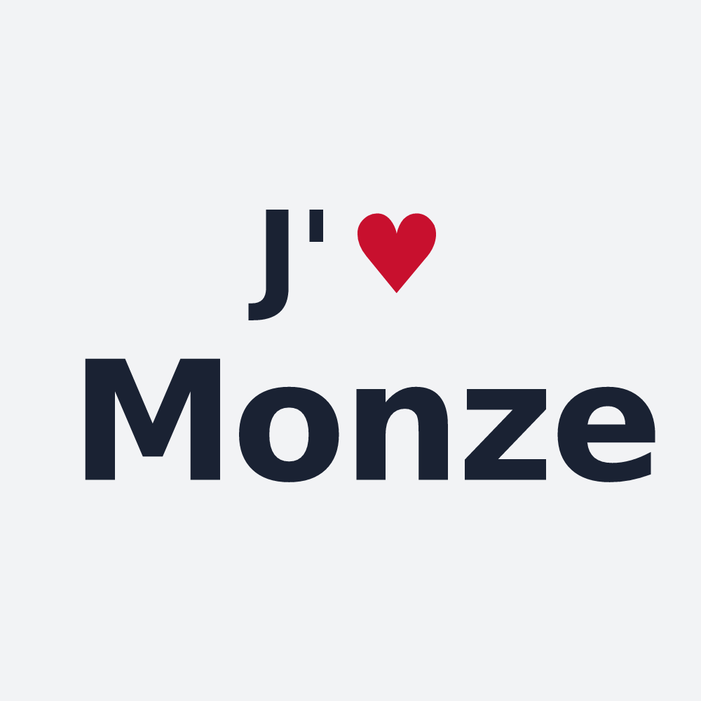 Poster personnalisé Monze — design J'aime Monze