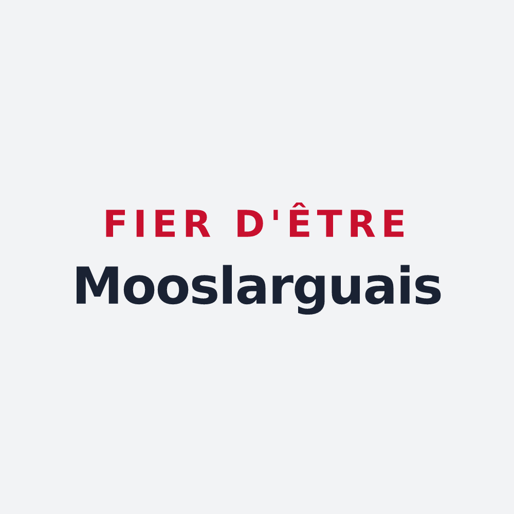 Poster « Fier d'être Mooslarguais » — design pour Mooslargue