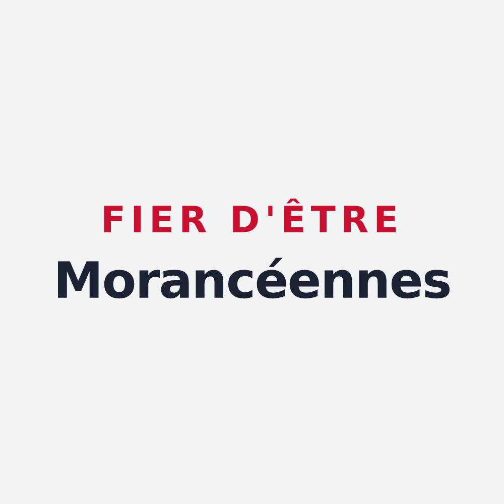 Poster « Fier d'être Morancéennes » — design pour Morancez