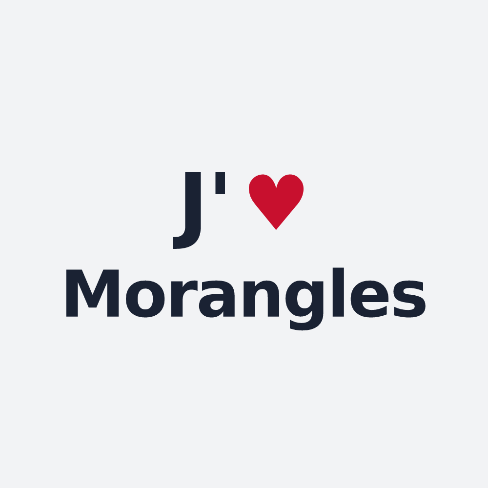 Poster personnalisé Morangles — design J'aime Morangles