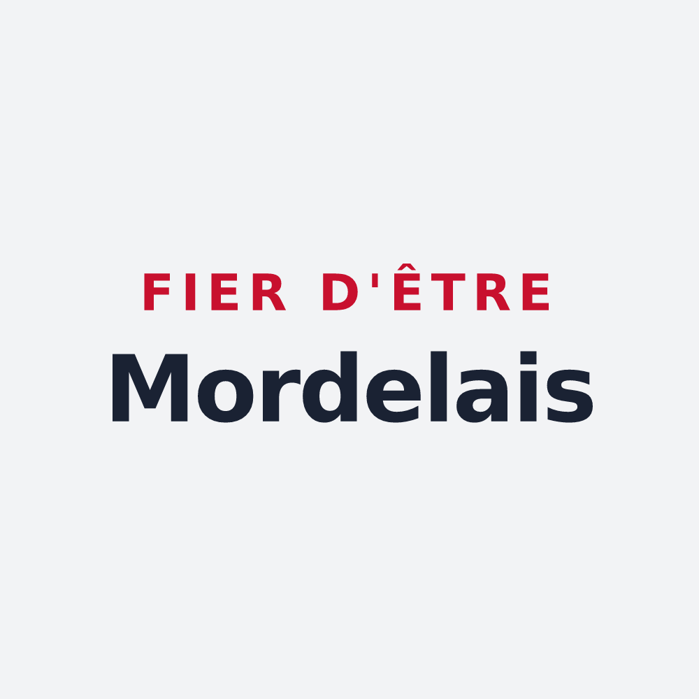 Poster « Fier d'être Mordelais » — design pour Mordelles
