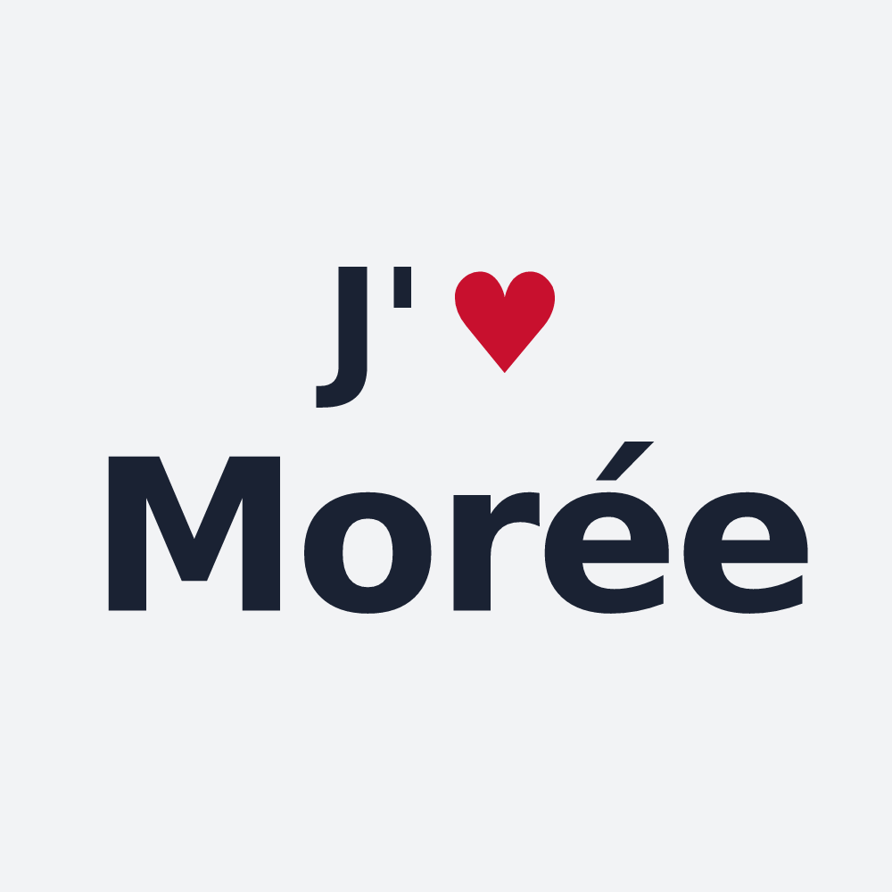 Poster personnalisé Morée — design J'aime Morée