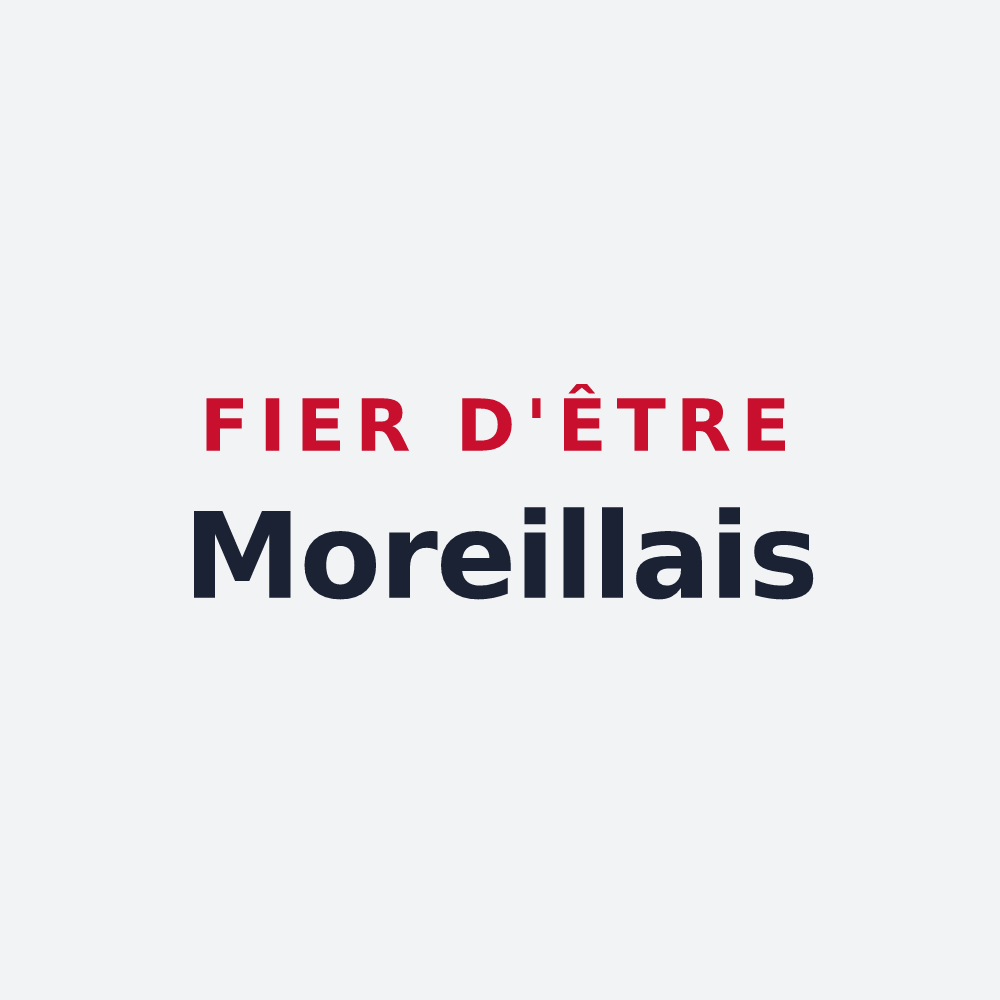 Poster « Fier d'être Moreillais » — design pour Moreilles