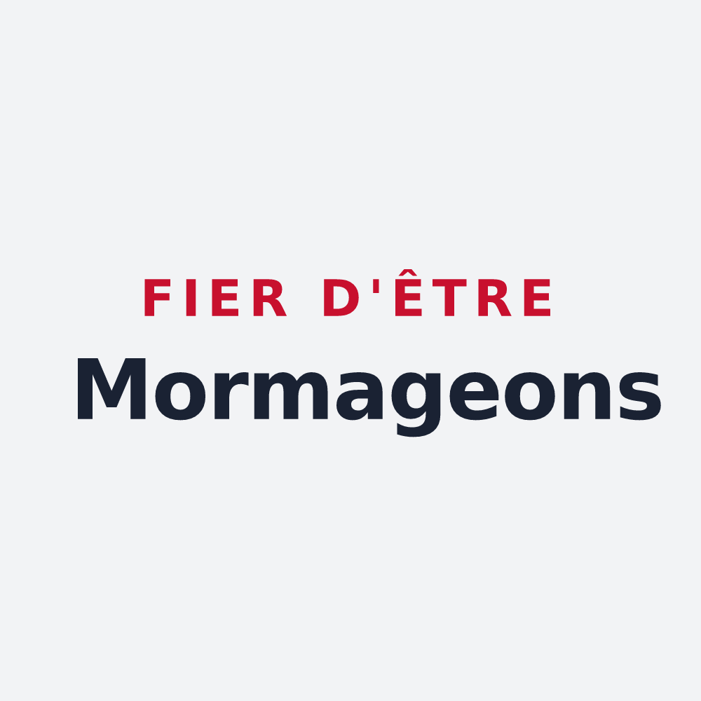 Poster « Fier d'être Mormageons » — design pour Morelmaison