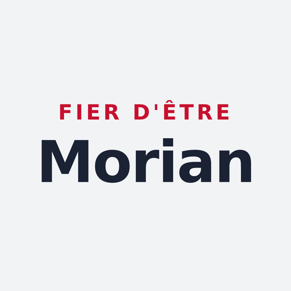 Poster « Fier d'être Morian » — design pour Moriat