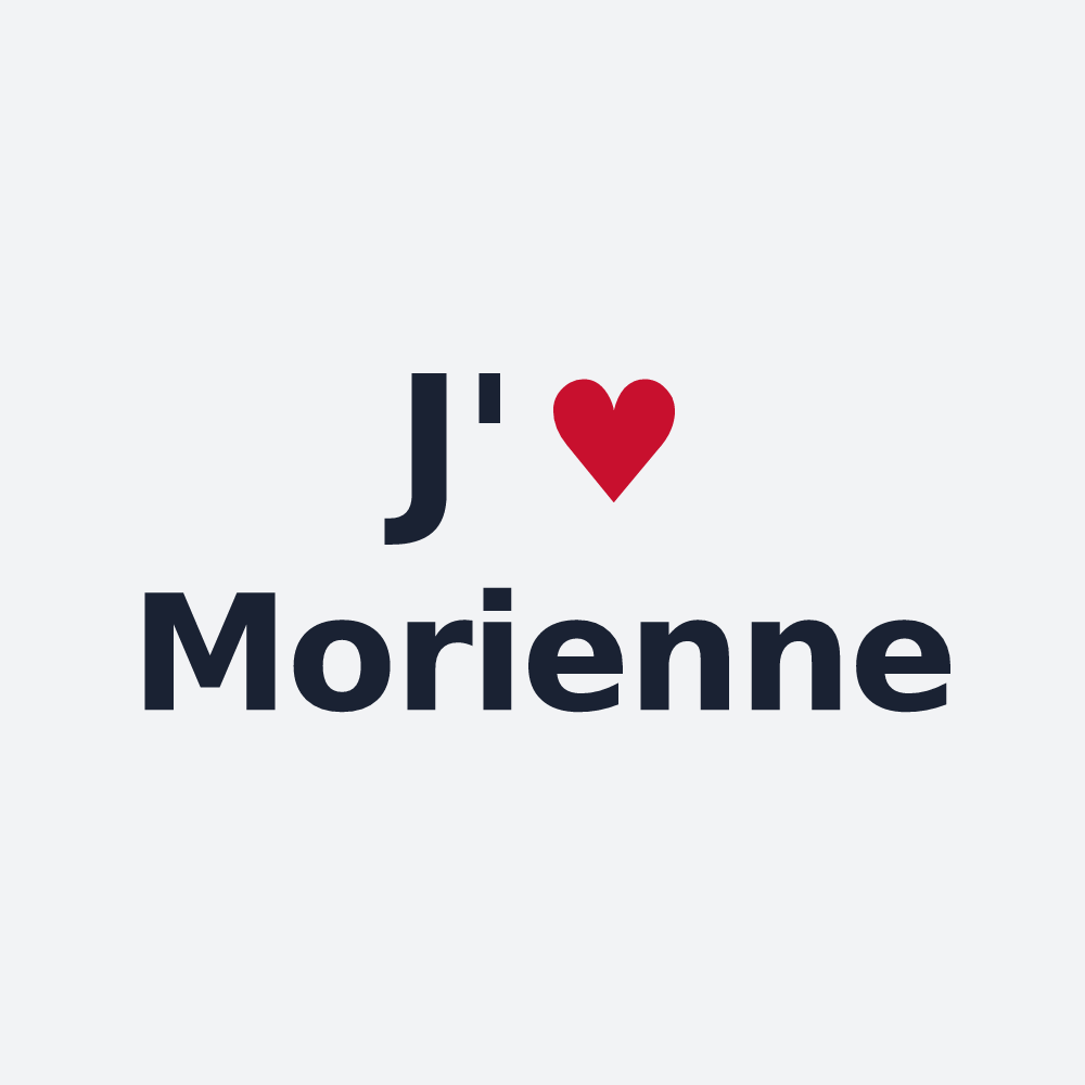Poster personnalisé Morienne — design J'aime Morienne