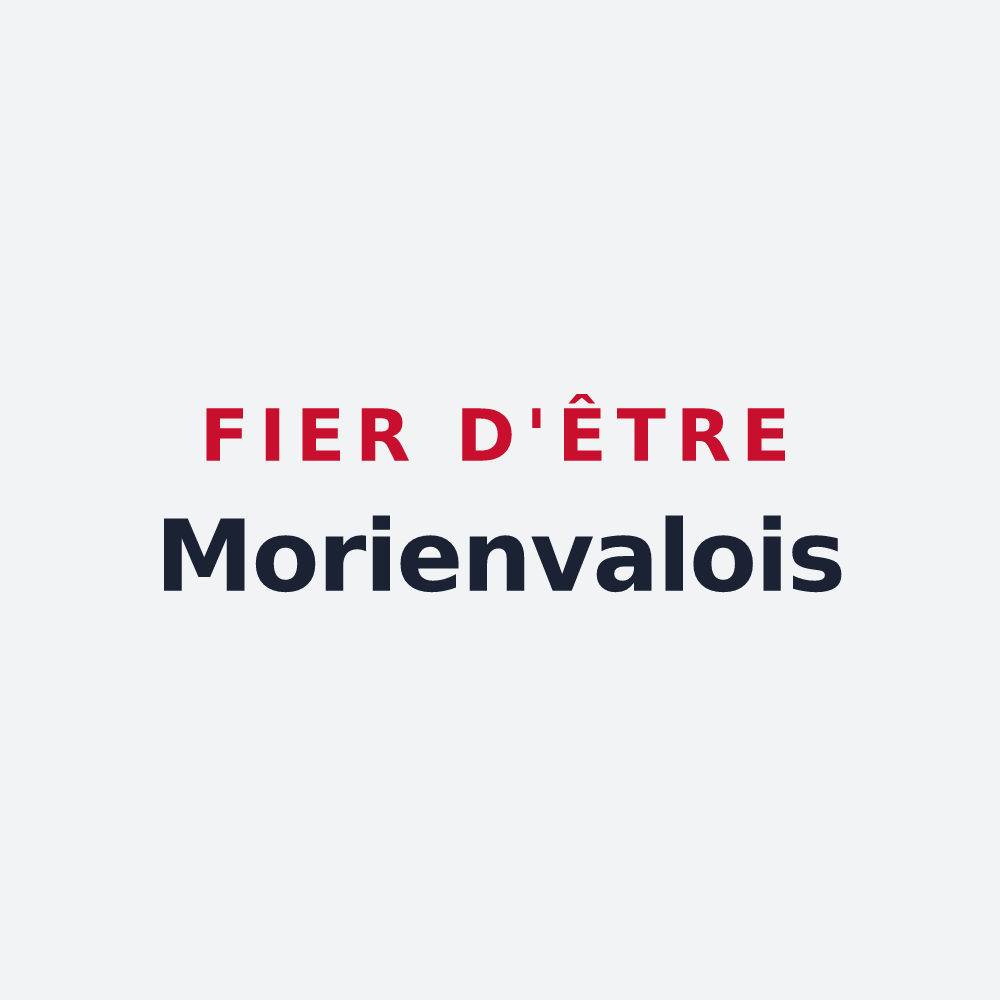 Poster « Fier d'être Morienvalois » — design pour Morienval