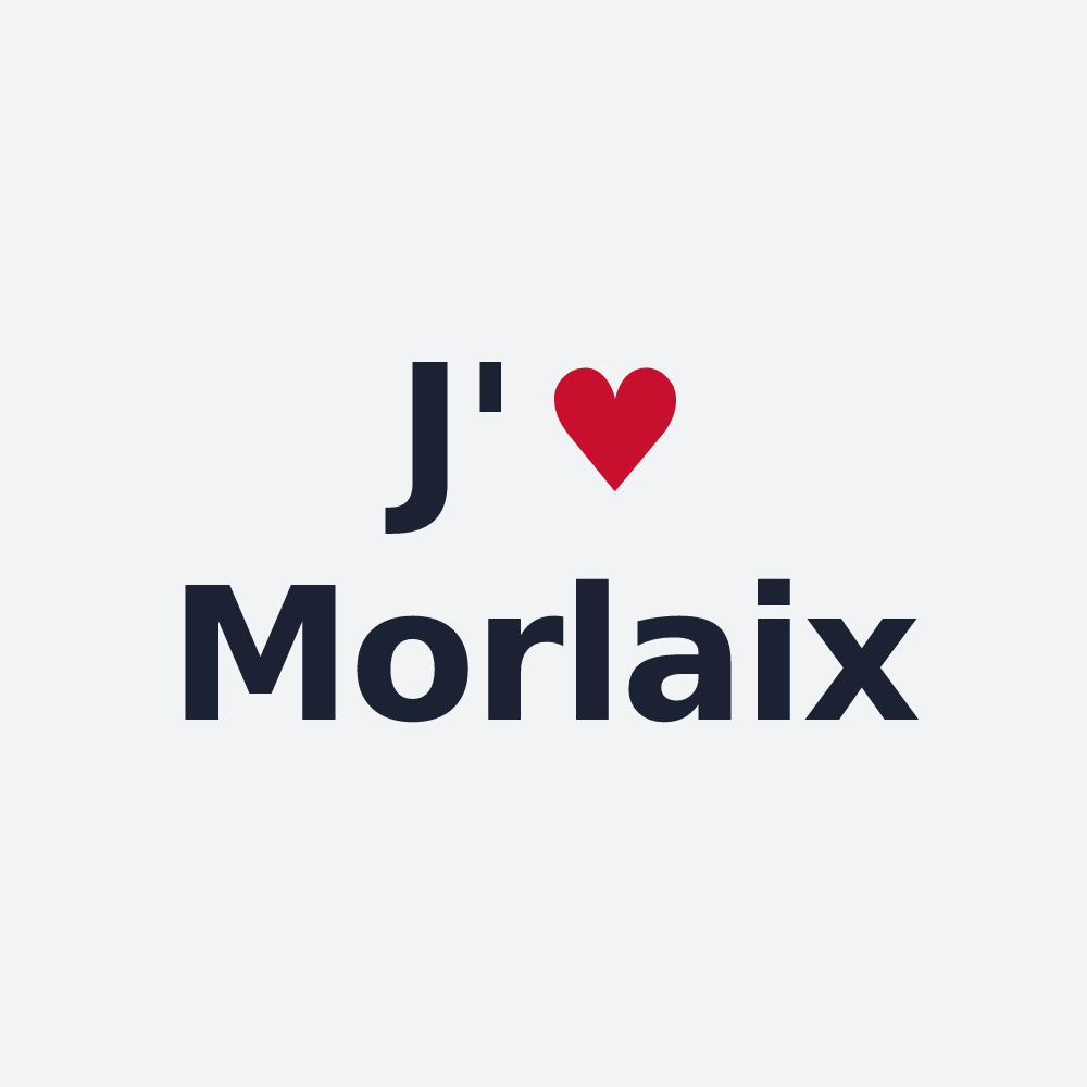 Poster personnalisé Morlaix — design J'aime Morlaix