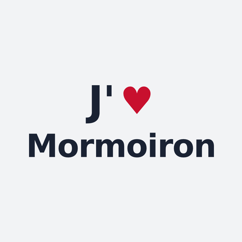 Poster personnalisé Mormoiron — design J'aime Mormoiron