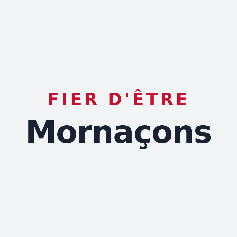 Poster « Fier d'être Mornaçons » — design pour Mornac-sur-Seudre