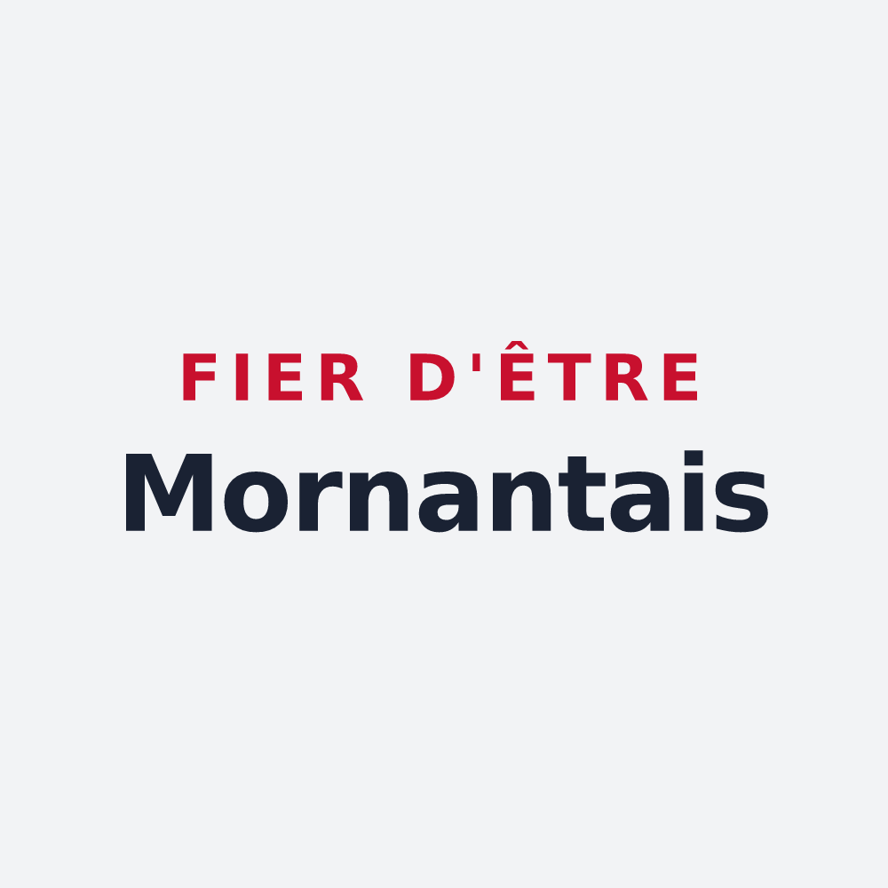 Poster « Fier d'être Mornantais » — design pour Mornant