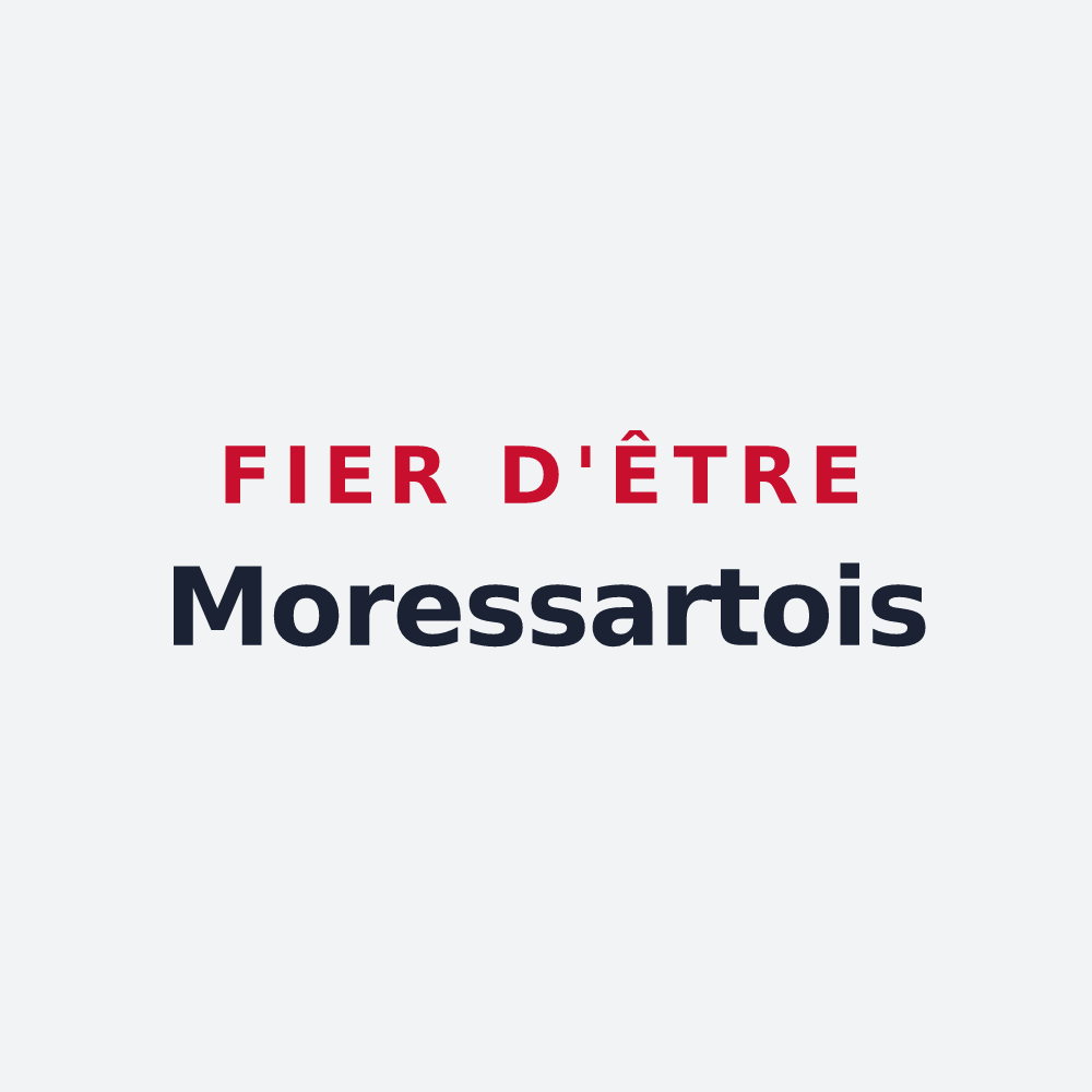 Poster « Fier d'être Moressartois » — design pour Mortcerf