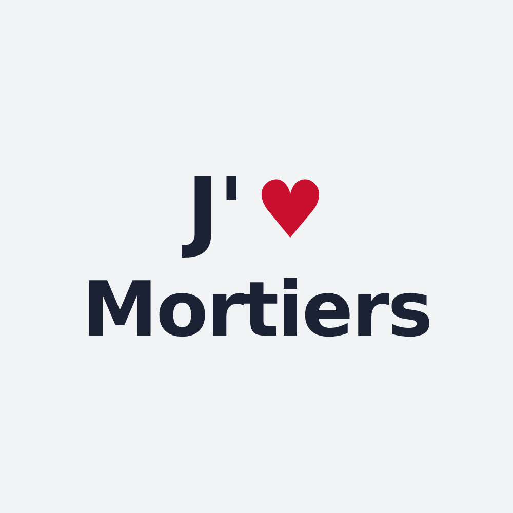 Poster personnalisé Mortiers — design J'aime Mortiers