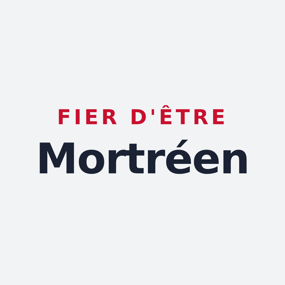 Poster « Fier d'être Mortréen » — design pour Mortrée