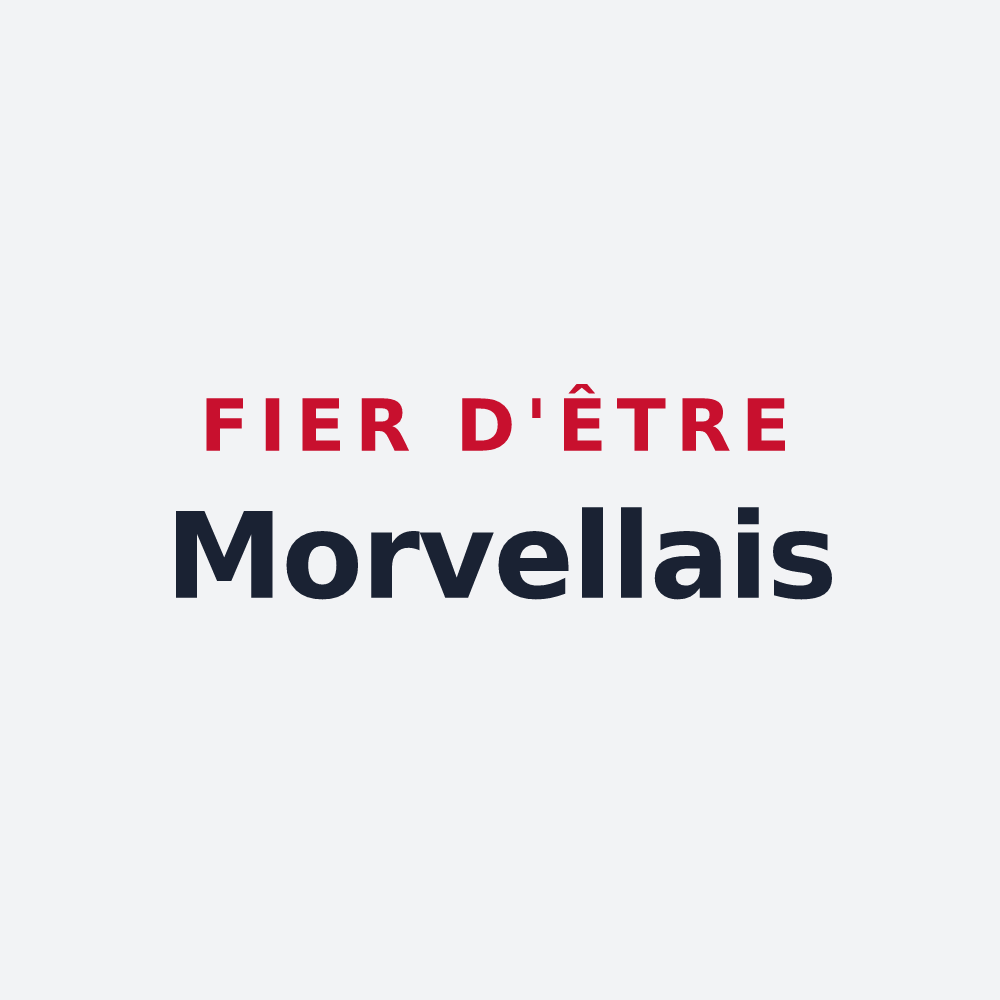 Poster « Fier d'être Morvellais » — design pour Morvillars