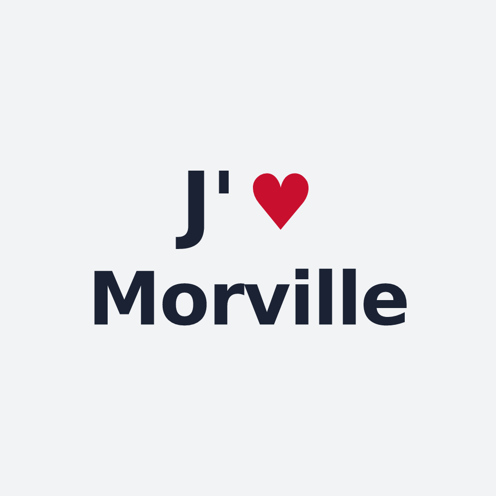Poster personnalisé Morville — design J'aime Morville