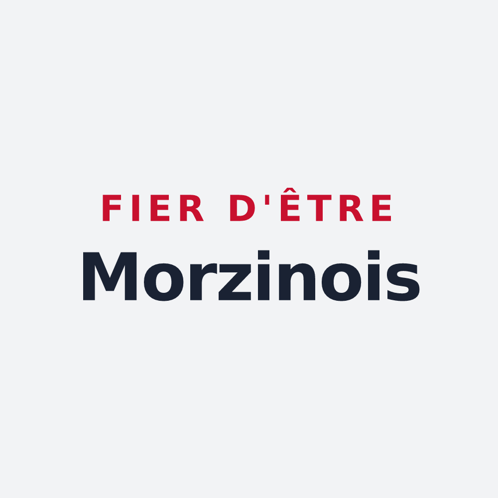 Poster « Fier d'être Morzinois » — design pour Morzine
