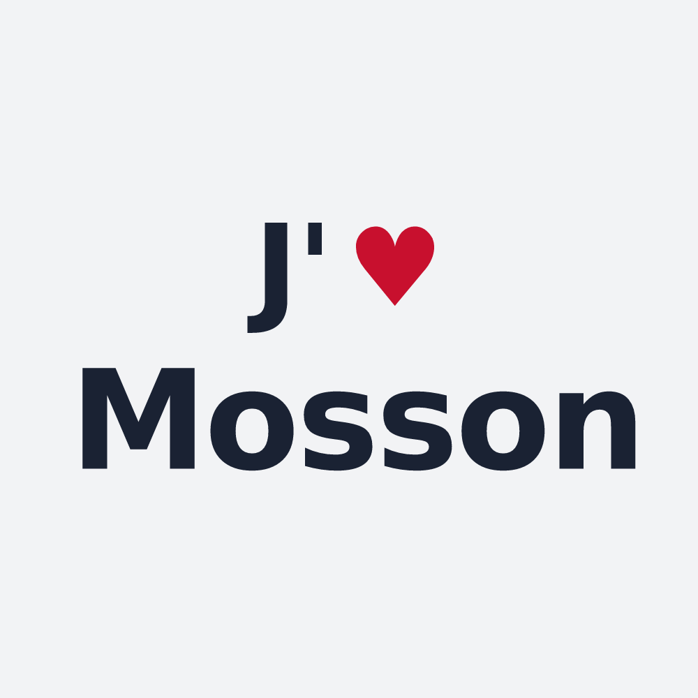 Poster personnalisé Mosson — design J'aime Mosson