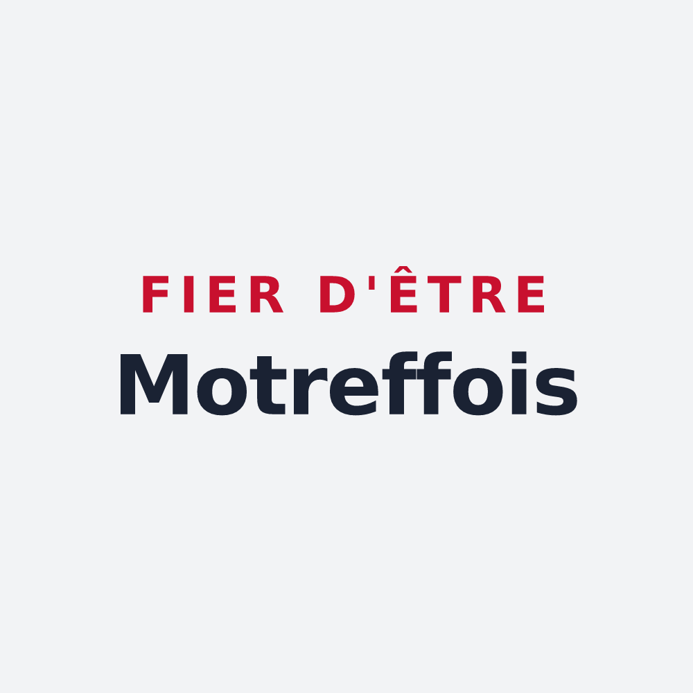 Poster « Fier d'être Motreffois » — design pour Motreff