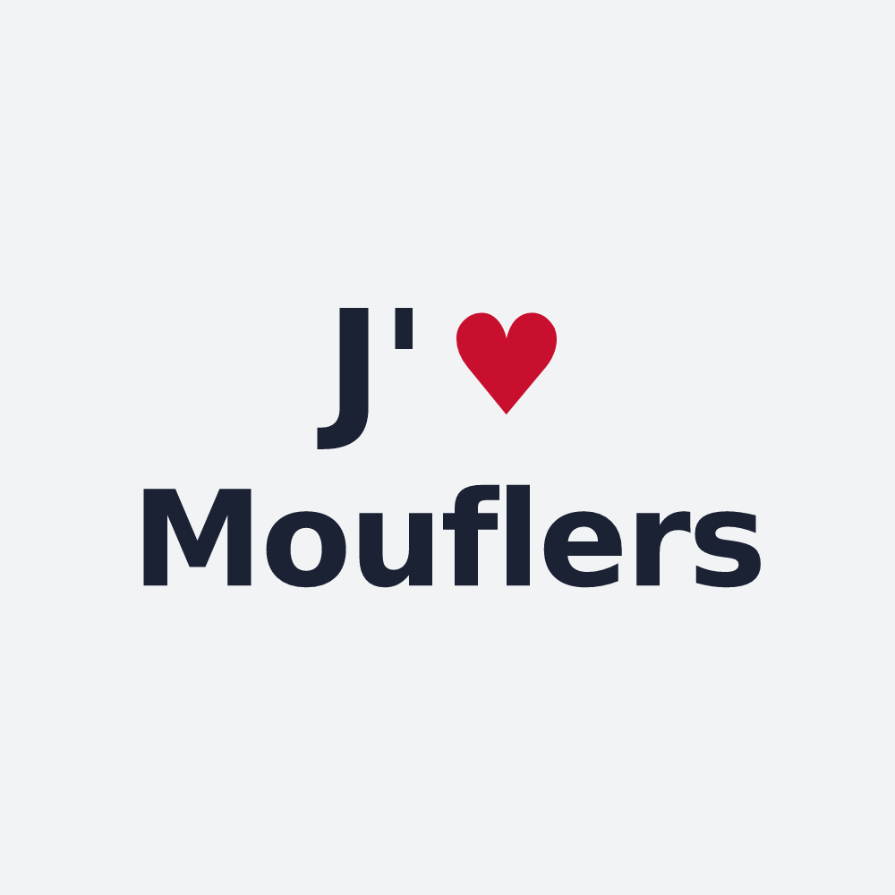 Poster personnalisé Mouflers — design J'aime Mouflers