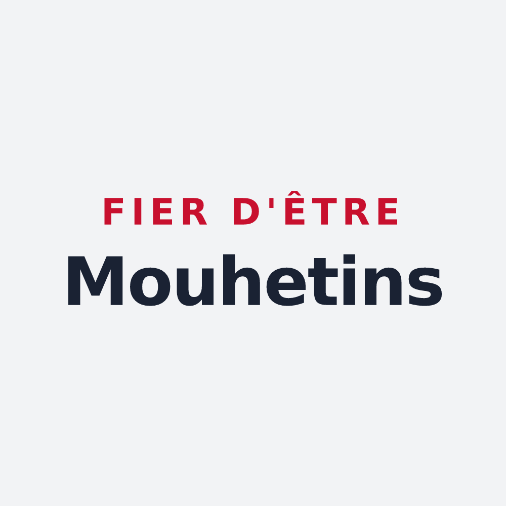 Poster « Fier d'être Mouhetins » — design pour Mouhet