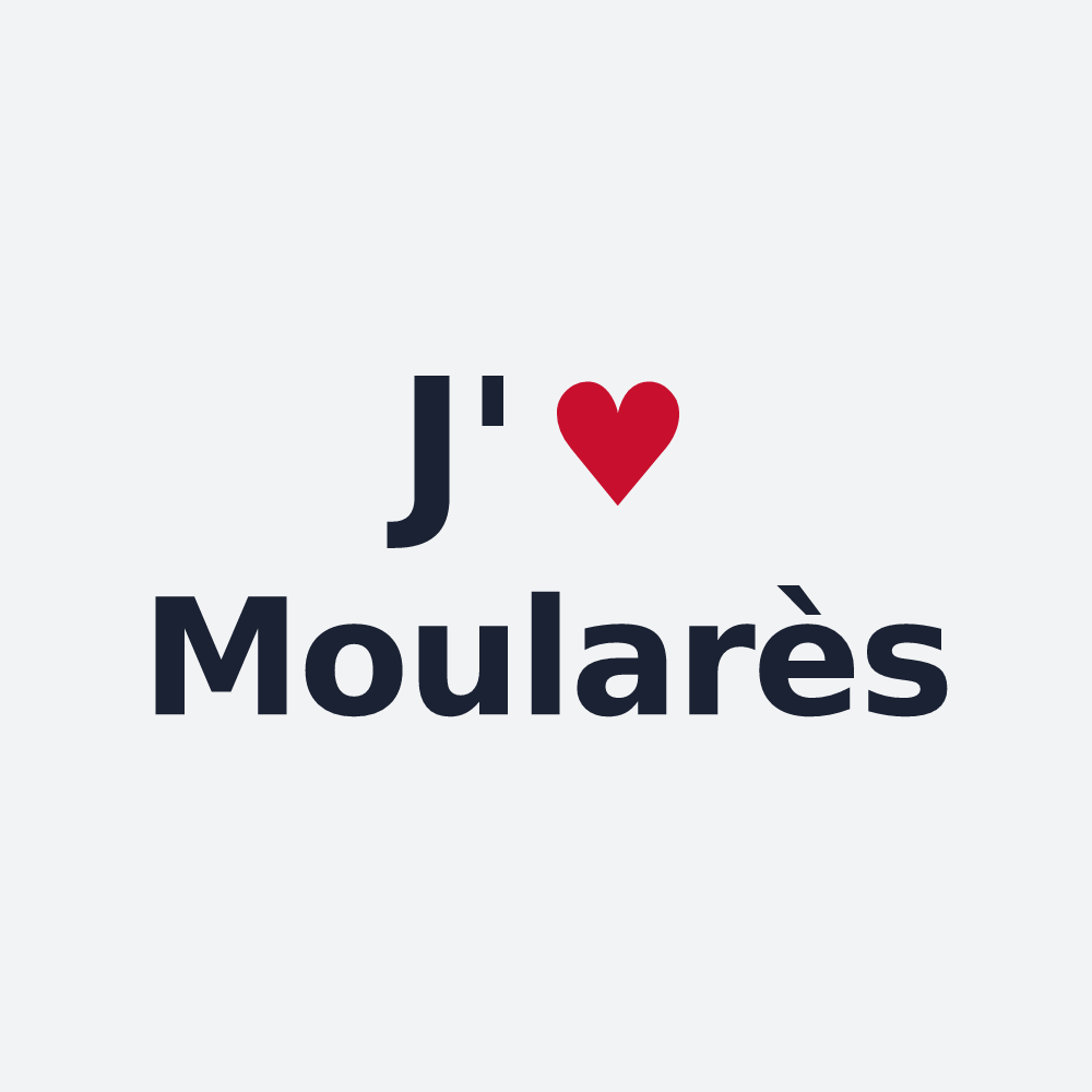 Poster personnalisé Moularès — design J'aime Moularès