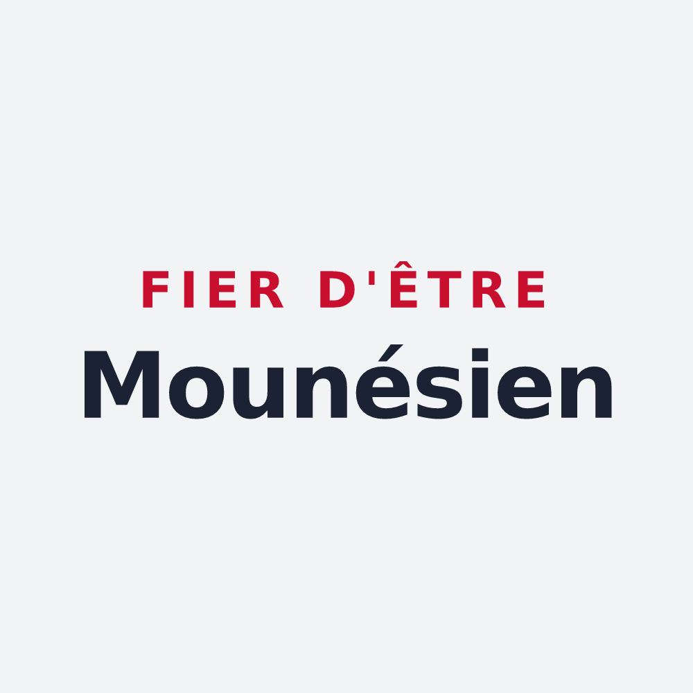 Poster « Fier d'être Mounésien » — design pour Mounes-Prohencoux