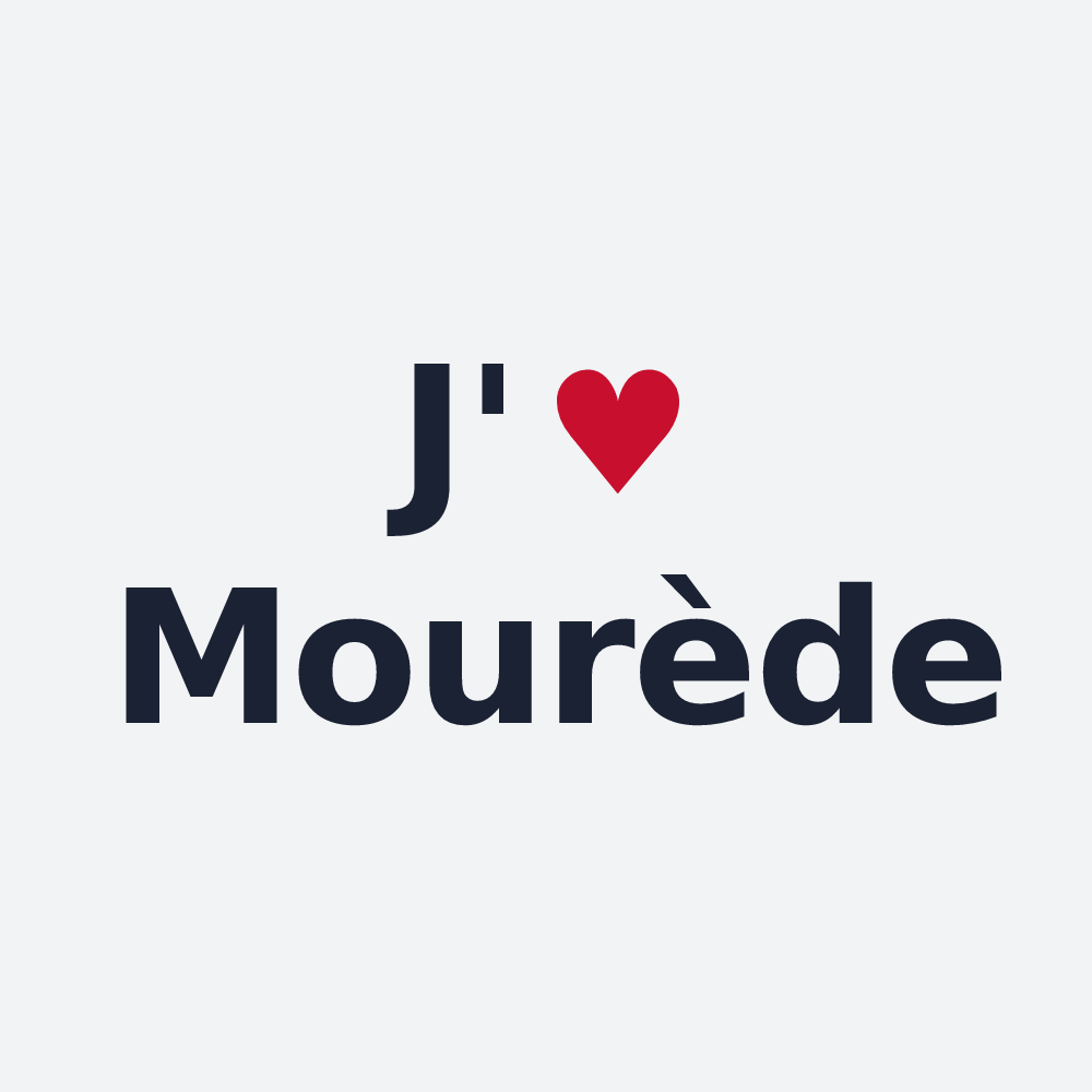 Poster personnalisé Mourède — design J'aime Mourède