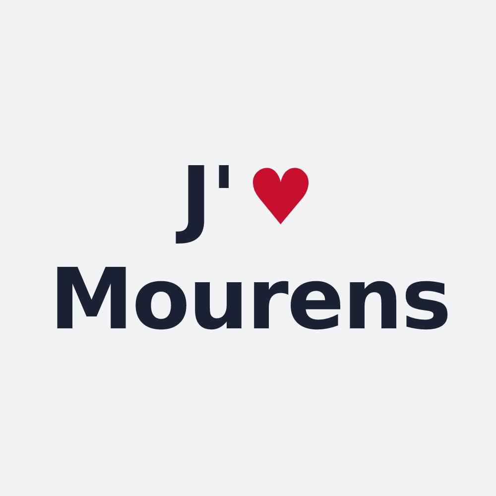 Poster personnalisé Mourens — design J'aime Mourens
