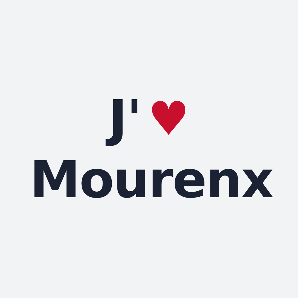 Poster personnalisé Mourenx — design J'aime Mourenx