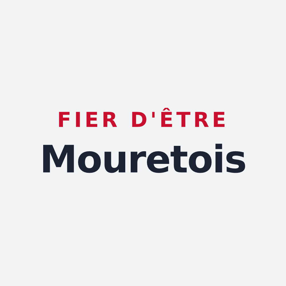 Poster « Fier d'être Mouretois » — design pour Mouret