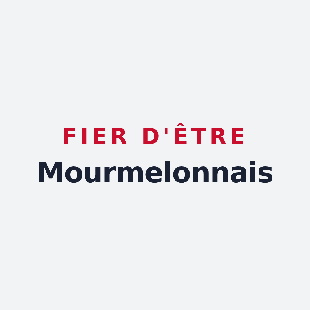 Poster « Fier d'être Mourmelonnais » — design pour Mourmelon-le-Grand