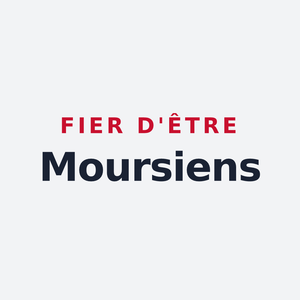Poster « Fier d'être Moursiens » — design pour Mours