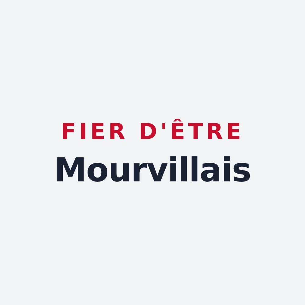 Poster « Fier d'être Mourvillais » — design pour Mourvilles-Basses