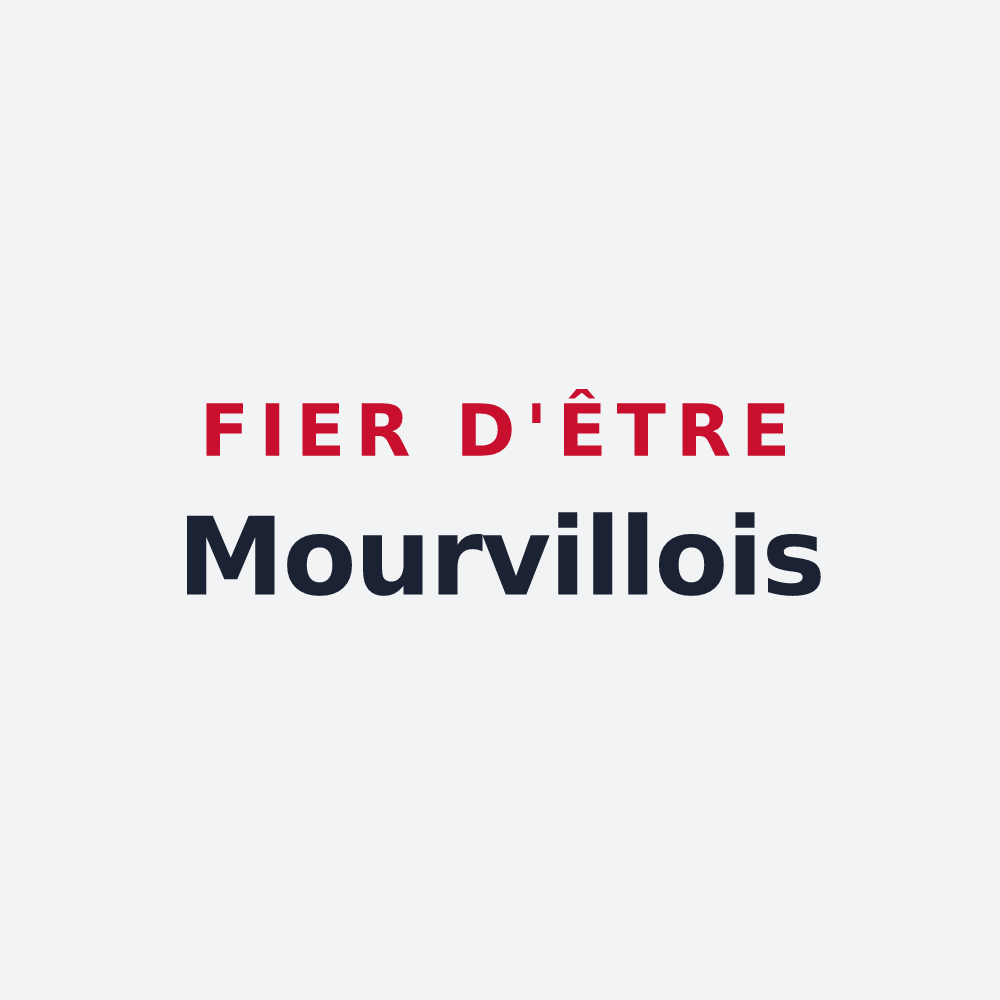 Poster « Fier d'être Mourvillois » — design pour Mourvilles-Hautes