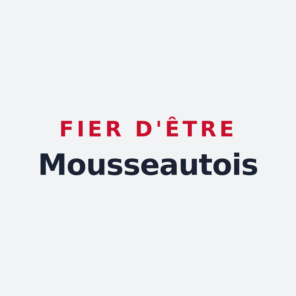 Poster « Fier d'être Mousseautois » — design pour Mousseaux-lès-Bray