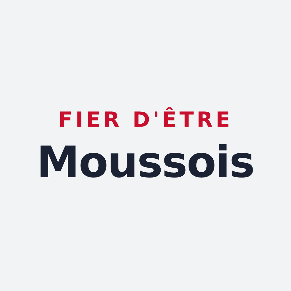 Poster « Fier d'être Moussois » — design pour Mousseaux-sur-Seine