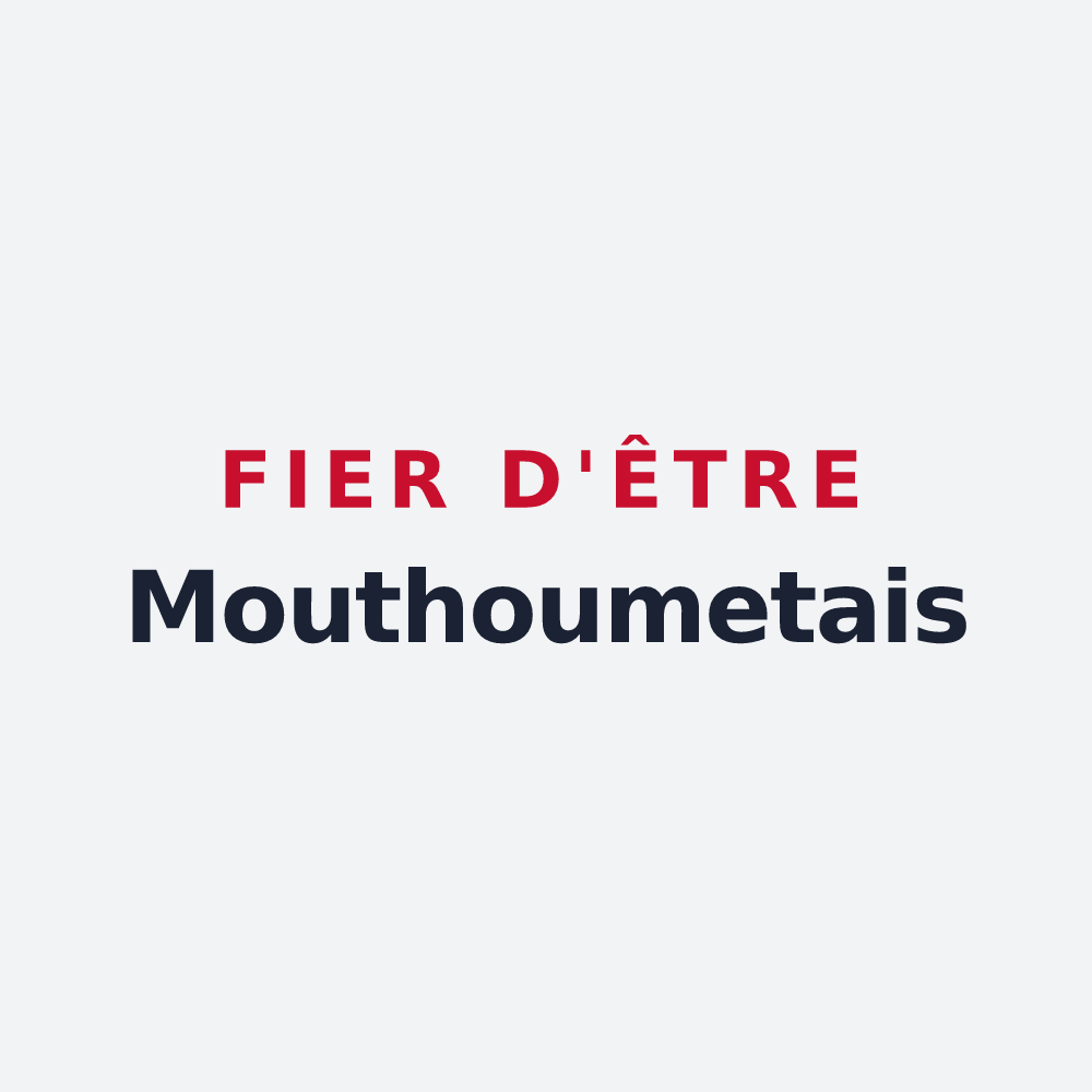 Poster « Fier d'être Mouthoumetais » — design pour Mouthoumet
