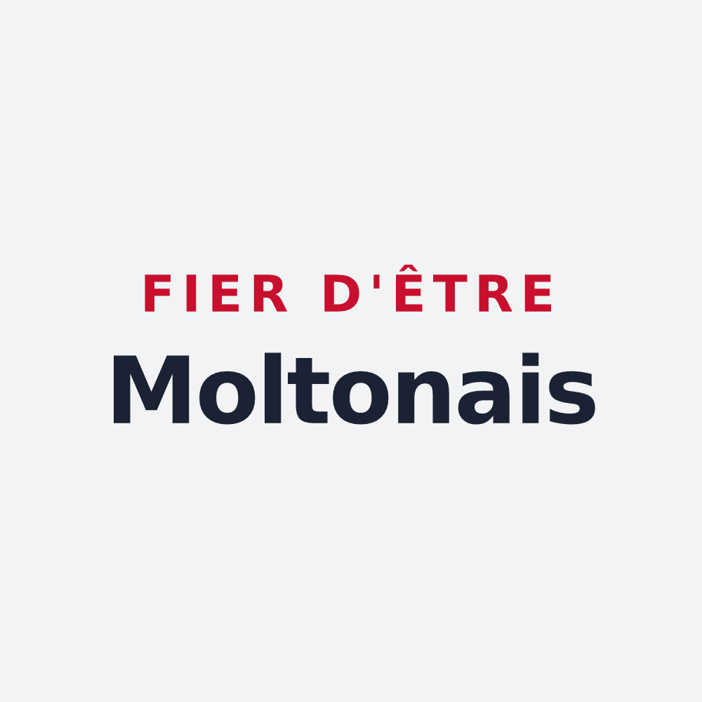 Poster « Fier d'être Moltonais » — design pour Mouton
