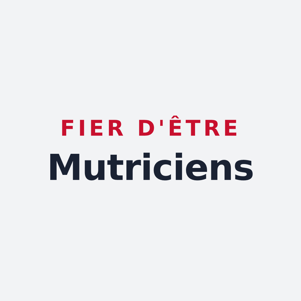 Poster « Fier d'être Mutriciens » — design pour Moutrot