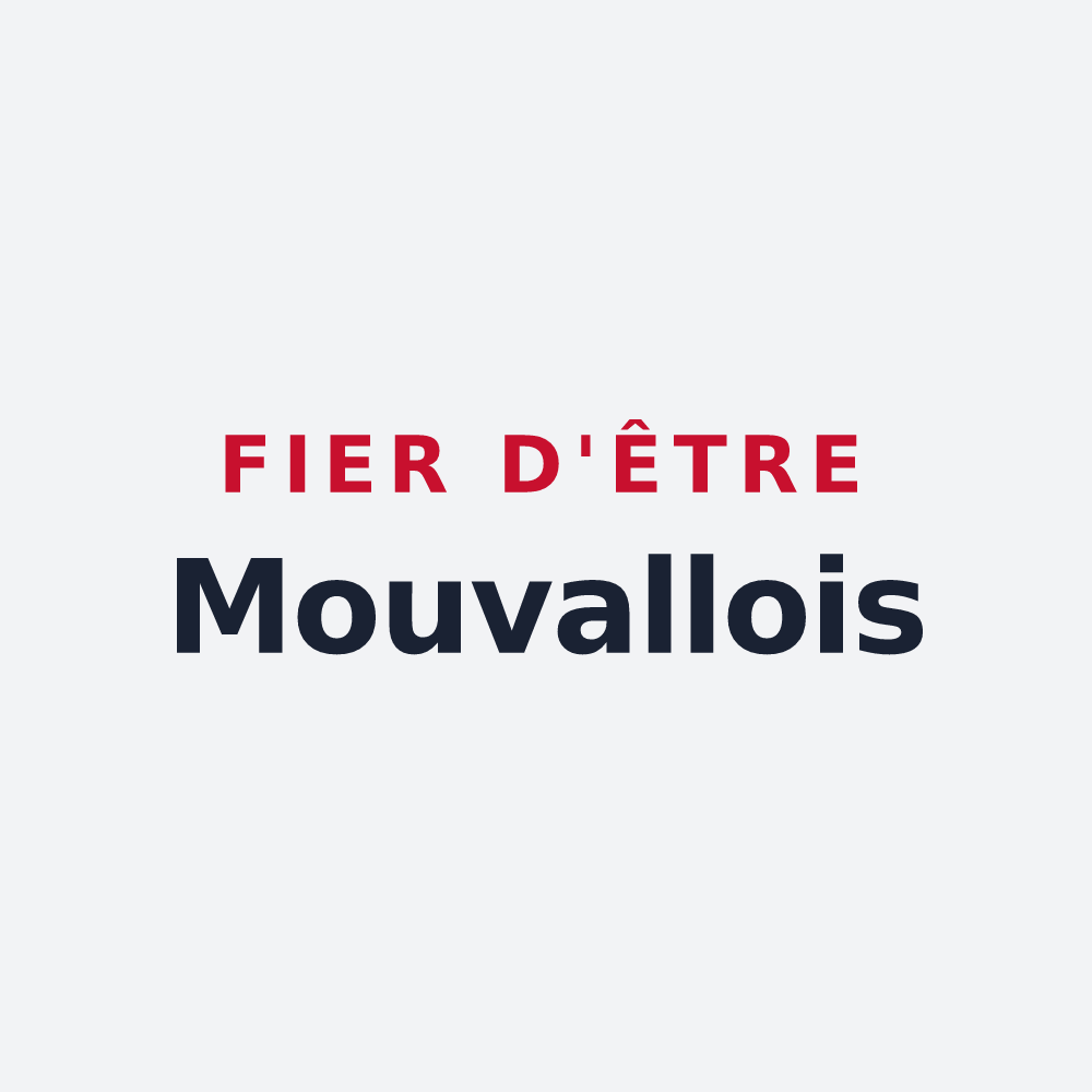 Poster « Fier d'être Mouvallois » — design pour Mouvaux