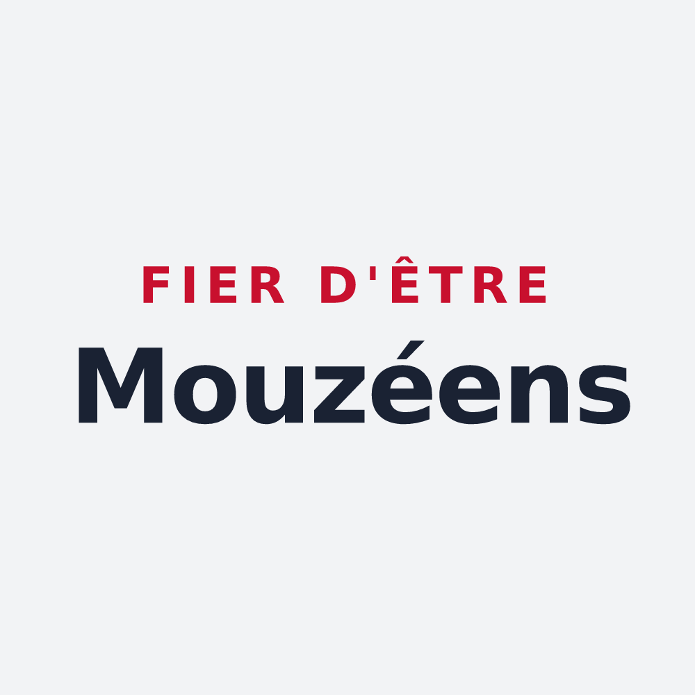 Poster « Fier d'être Mouzéens » — design pour Mouzay